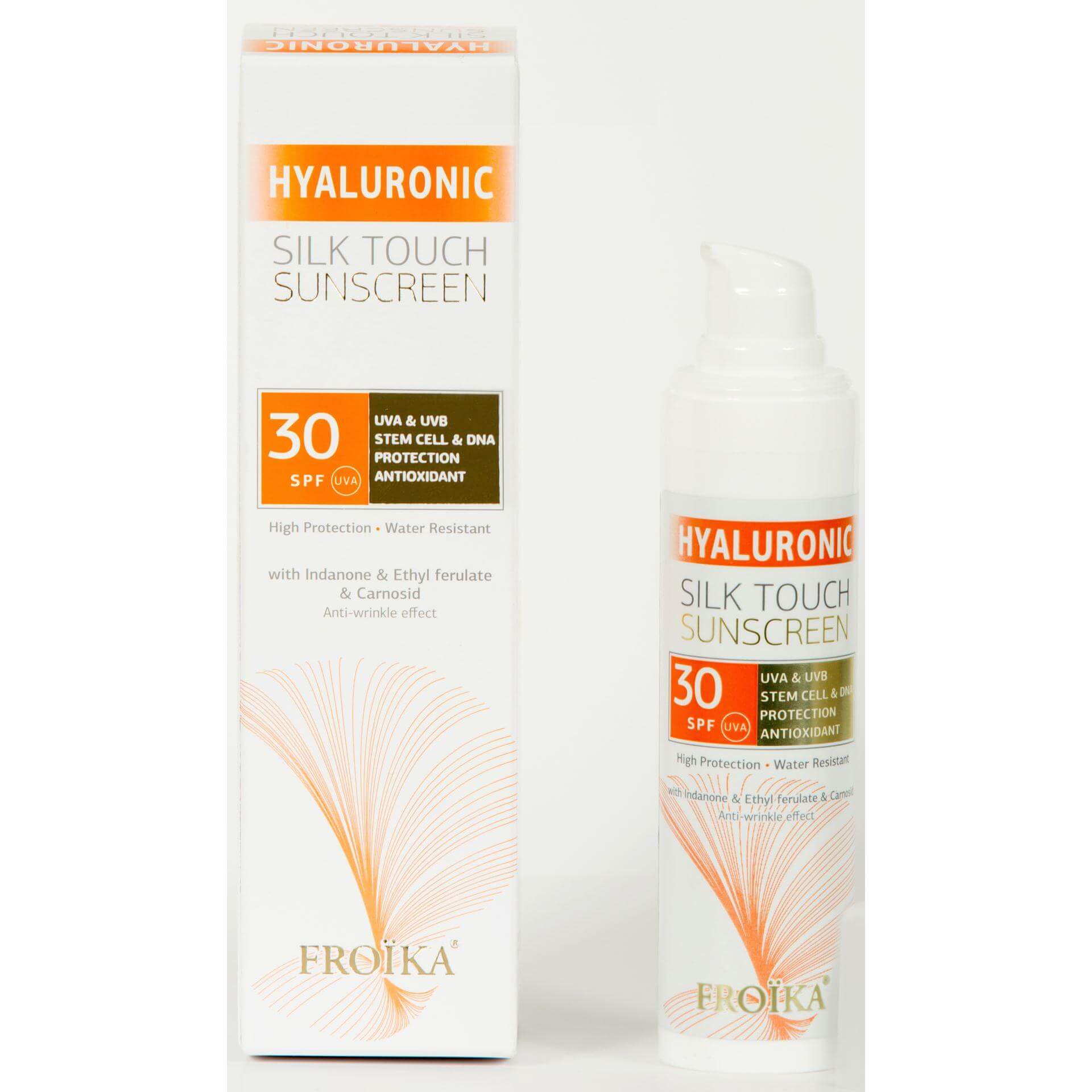 Froika Hyaluronic Silk Touch Suncare Cream Spf30 Με Αντιρυτιδικούς Παράγοντες 40ml