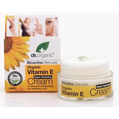 Dr Organic Organic Vitamin E Super Hydrating Cream Κρέμα Βαθιάς Ενυδάτωσης με Βιολογική Βιταμίνη E 50ml