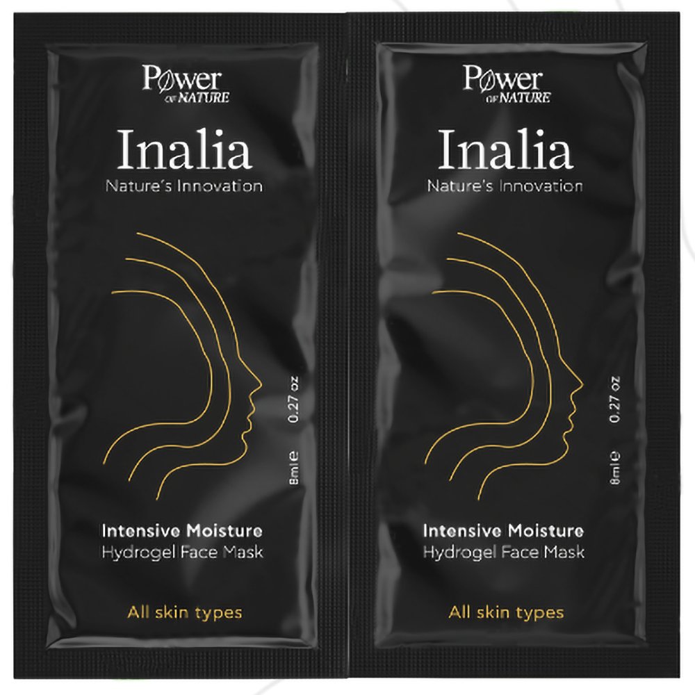 Inalia Intensive Moisture Hydrogel Face Mask Μάσκα Προσώπου Υδρογέλης για Ενυδάτωση 2x8ml