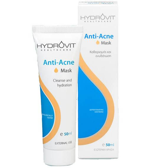 Hydrovit Anti-Acne Mask Καθαριστική & Ενυδατική Μάσκα, για Λιπαρά με Τάση Ακμής ή Ακνεϊκά Δέρματα 50ml