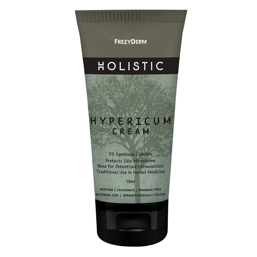 Frezyderm Holistic Hypericum Cream Κρέμα για Πρόσωπο και Σώμα που Μειώνει τους Ερεθισμούς και Διαθέτει Αναδομητική Δράση 50ml
