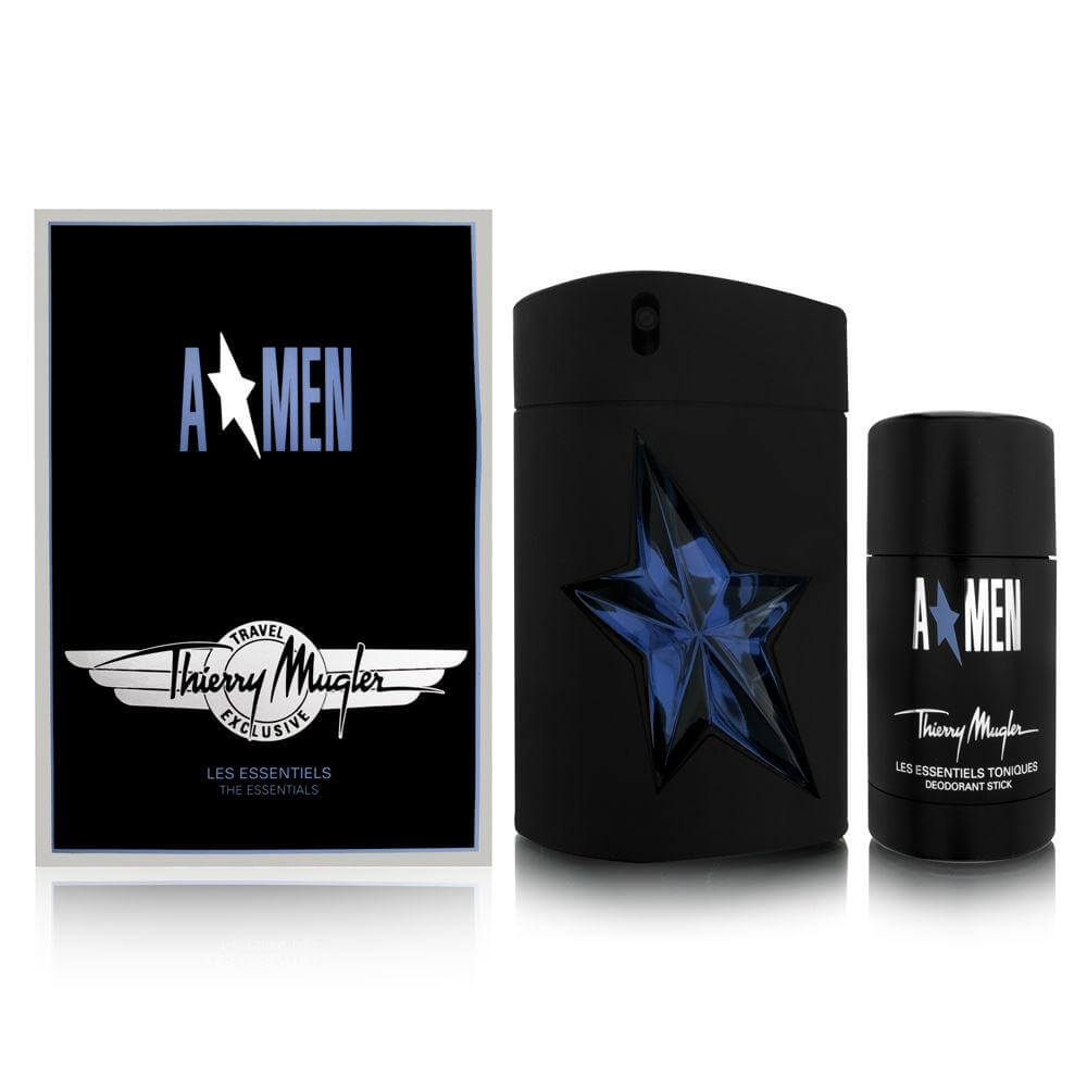 Thierry Mugler A* Men Gift Set 100ml EDT + 75ml Deostick