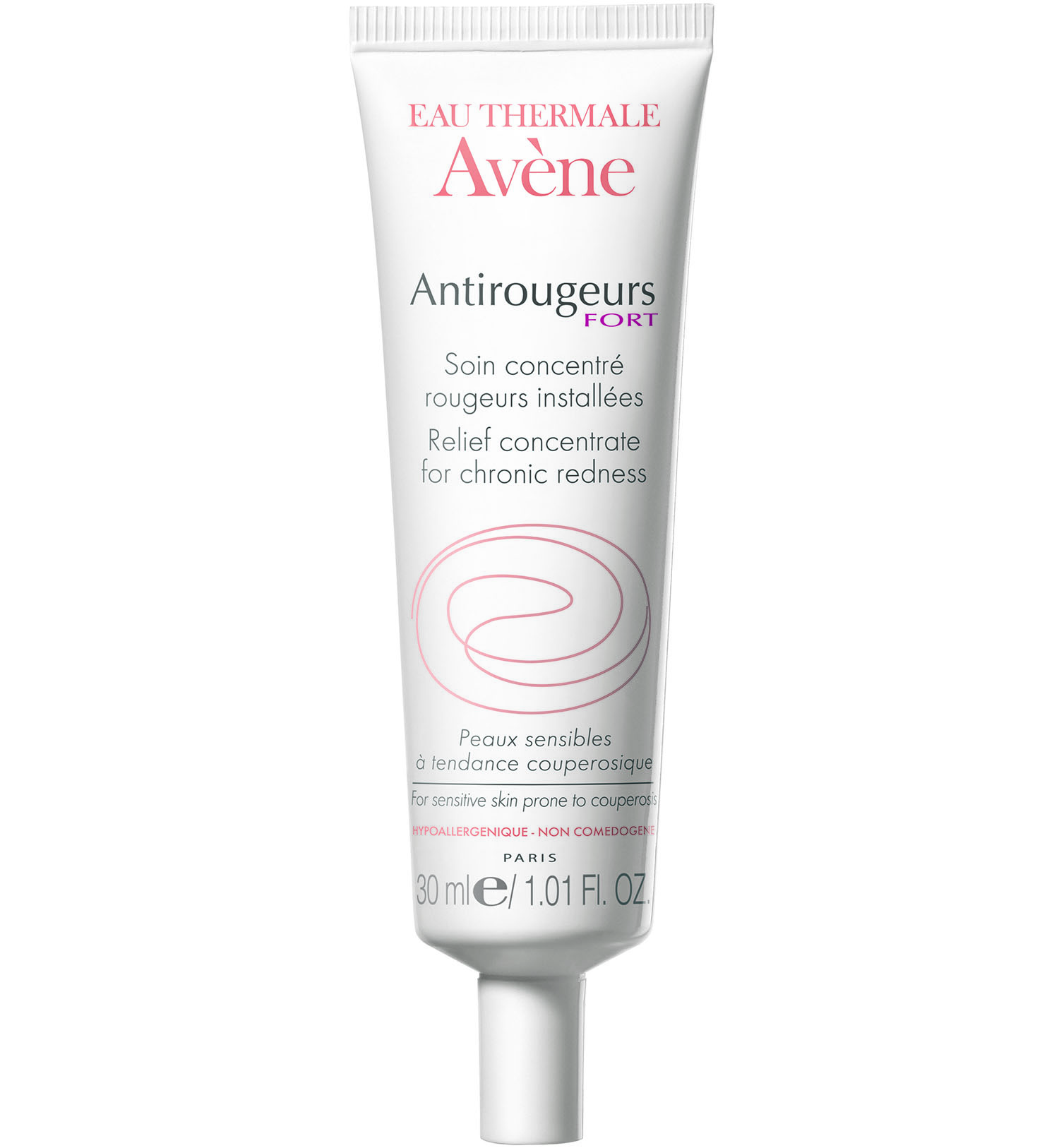 Avene Antirougeurs Fort Soin Concentre Ενυδατική Κρέμα για τις Εντοπισμένες Κοκκινίλες 30ml