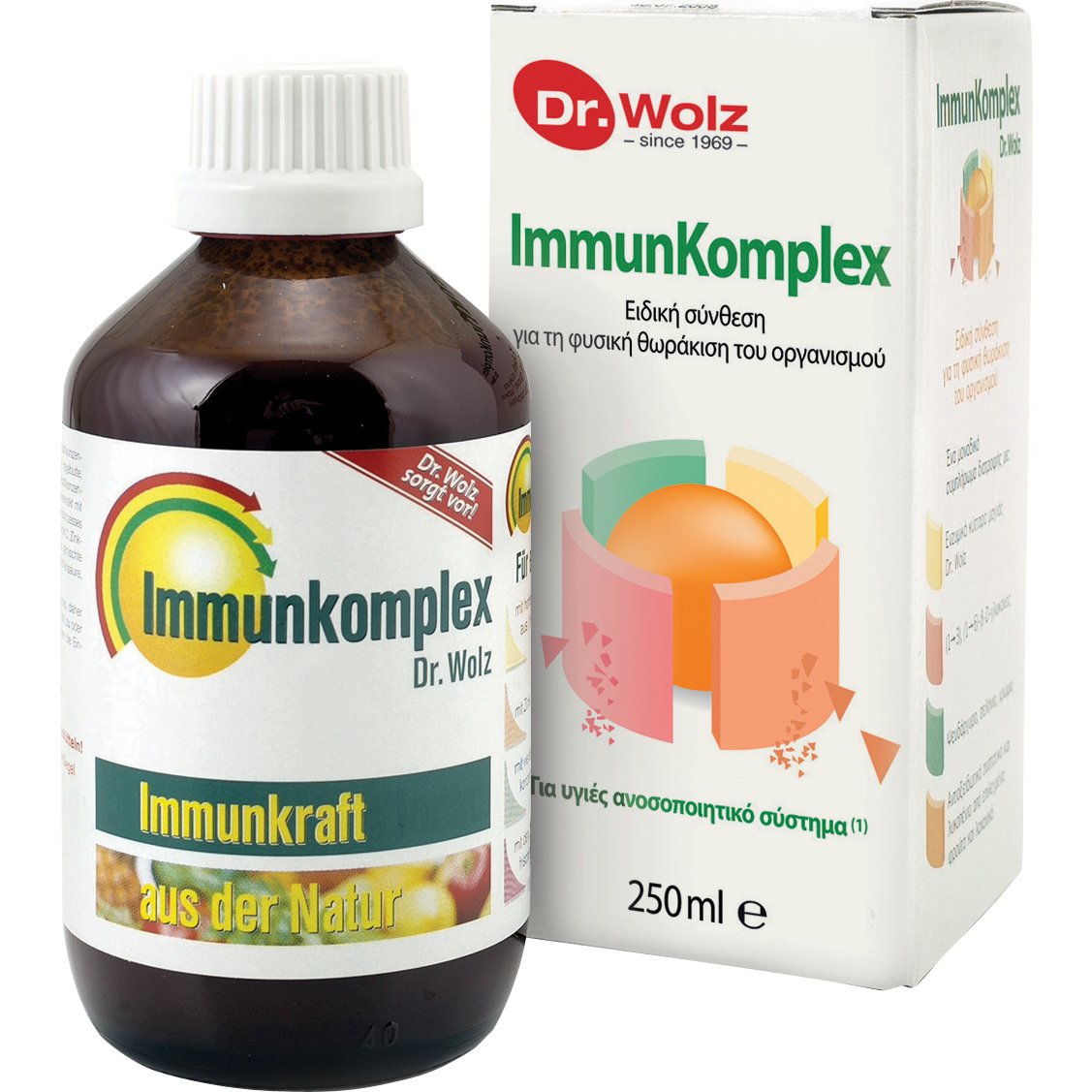 Dr. Woltz Immunkomplex Συμπλήρωμα Διατροφής Βιταμινών Μετάλλων & Ιχνοστοιχείων από Φυσική Μαγιά για την Ενίσχυση του Ανοσοποιητικού 250ml