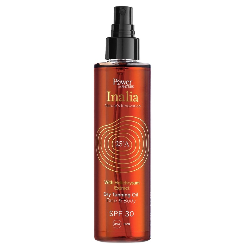 Inalia Dry Tanning Oil Face & Body Ξηρό Λάδι Μαυρίσματος για Πρόσωπο & Σώμα με Υψηλή Αντιηλιακή Προστασία spf30 200ml