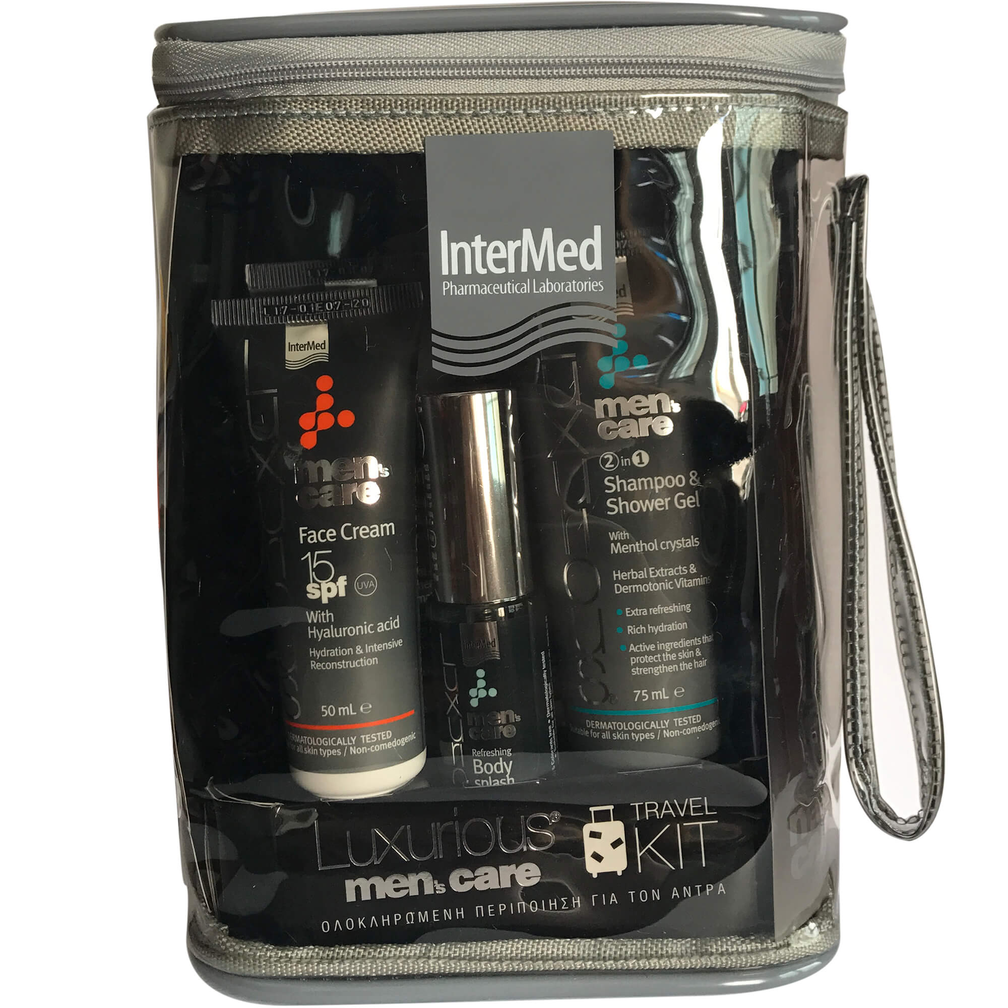 Intermed Luxurious Men’s Care Travel Kit Ολοκληρωμένη Περιποίηση για τον Άνδρα