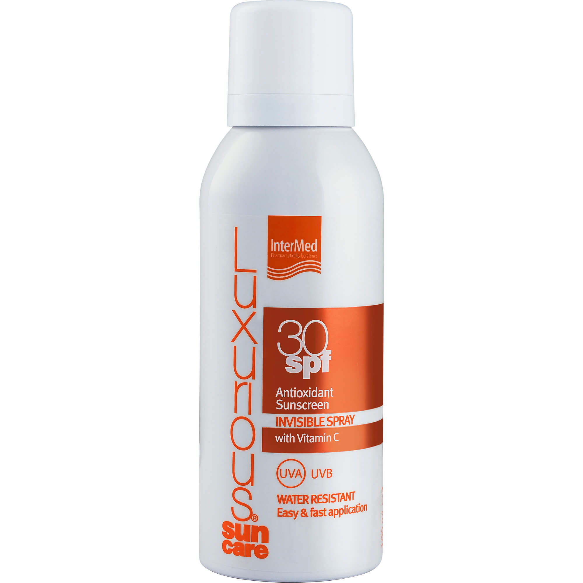 Luxurious Suncare Antioxidant Sunscreen Invisible Spray Spf30, Διάφανο Spray Σώματος Υψηλής Αντηλιακής Προστασίας 100ml