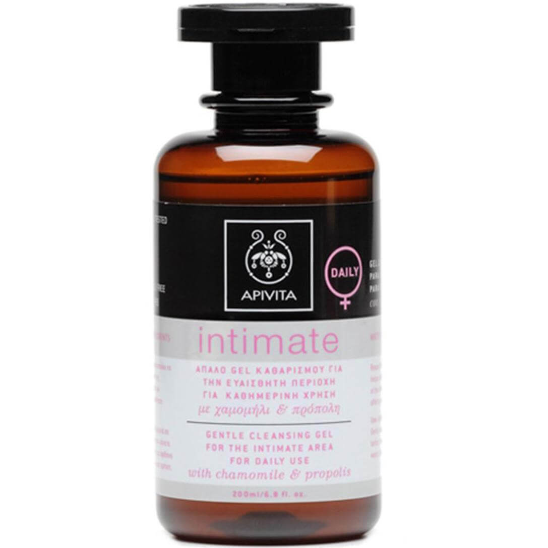 Apivita Intimate Care Daily Απαλό Gel Καθαρισμού για την Ευαίσθητη Περιοχή για Επιπλέον Προστασία με Χαμομήλι & Πρόπολη 200ml