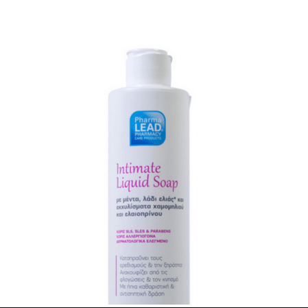 Pharmalead Intimate Liquid Soap Υγρό Σαπούνι Καθαρισμού για την ευαίσθητη περιοχή με Μέντα Ελιά & Εκχύλισμα Χαμομηλιού 250ml