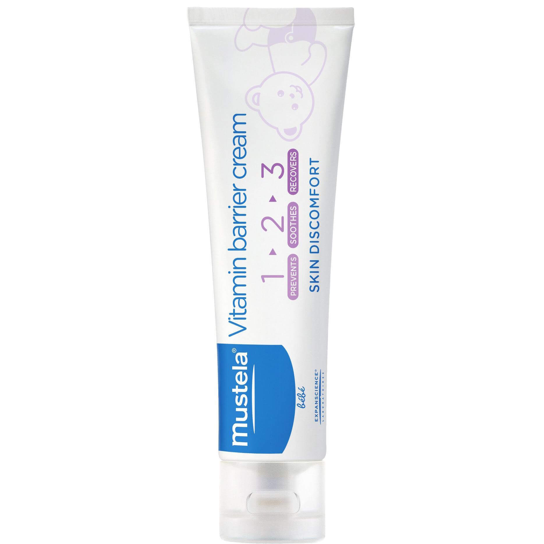 Mustela 123 Vitamin Barrier Cream Κρέμα Αλλαγής Πάνας 50ml