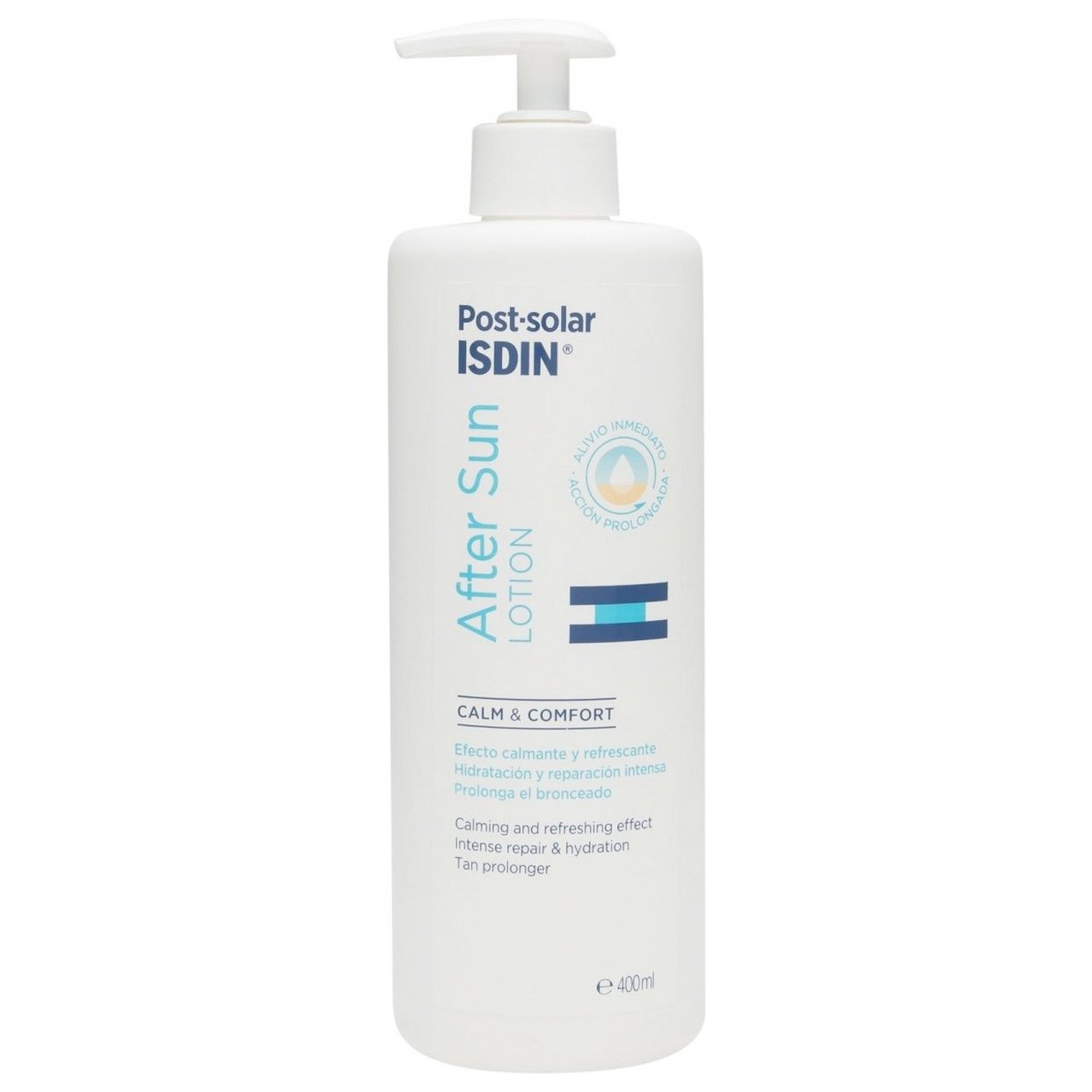 Isdin Post-solar After Sun Lotion Calm & Comfort Ενυδατικό Γαλάκτωμα Σώματος για Μετά τον Ήλιο με Αντλία 400ml