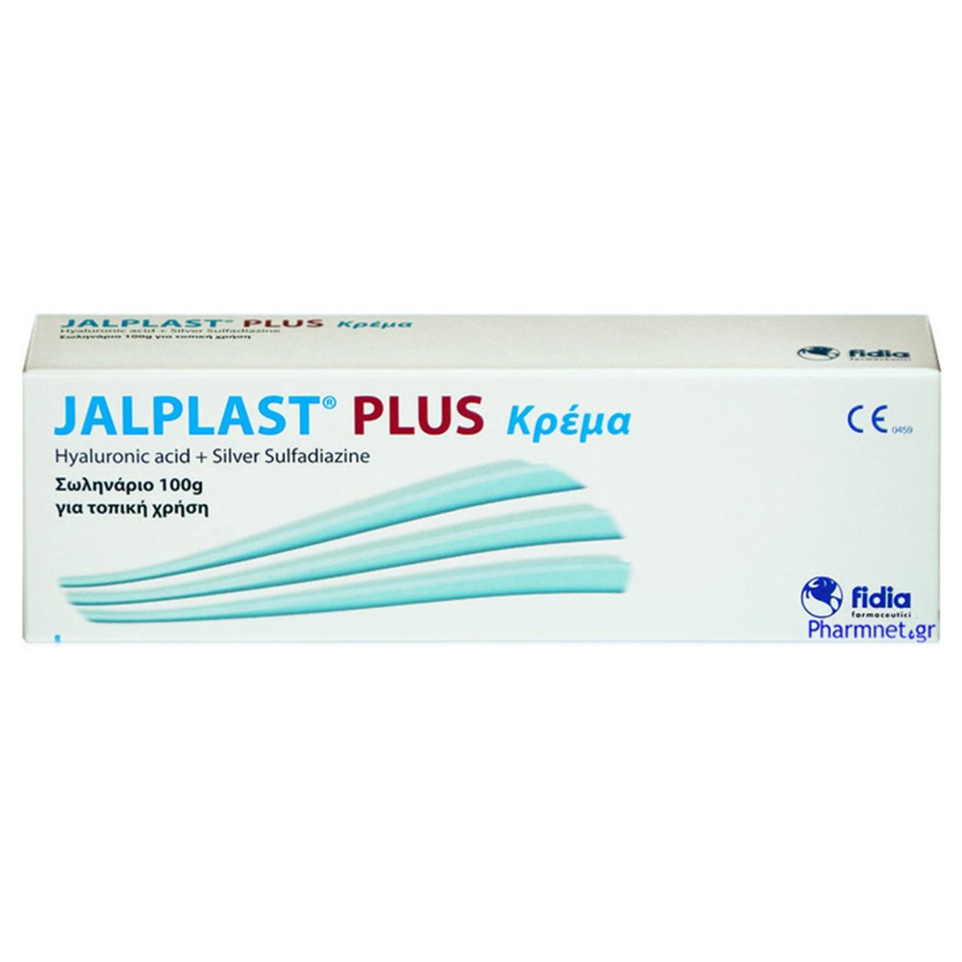 Jalplast Plus Cream Επουλωτική Κρέμα Με Υαλουρονικό Οξύ για την Αντιμετώπιση Δερματικών Βλαβών 100gr
