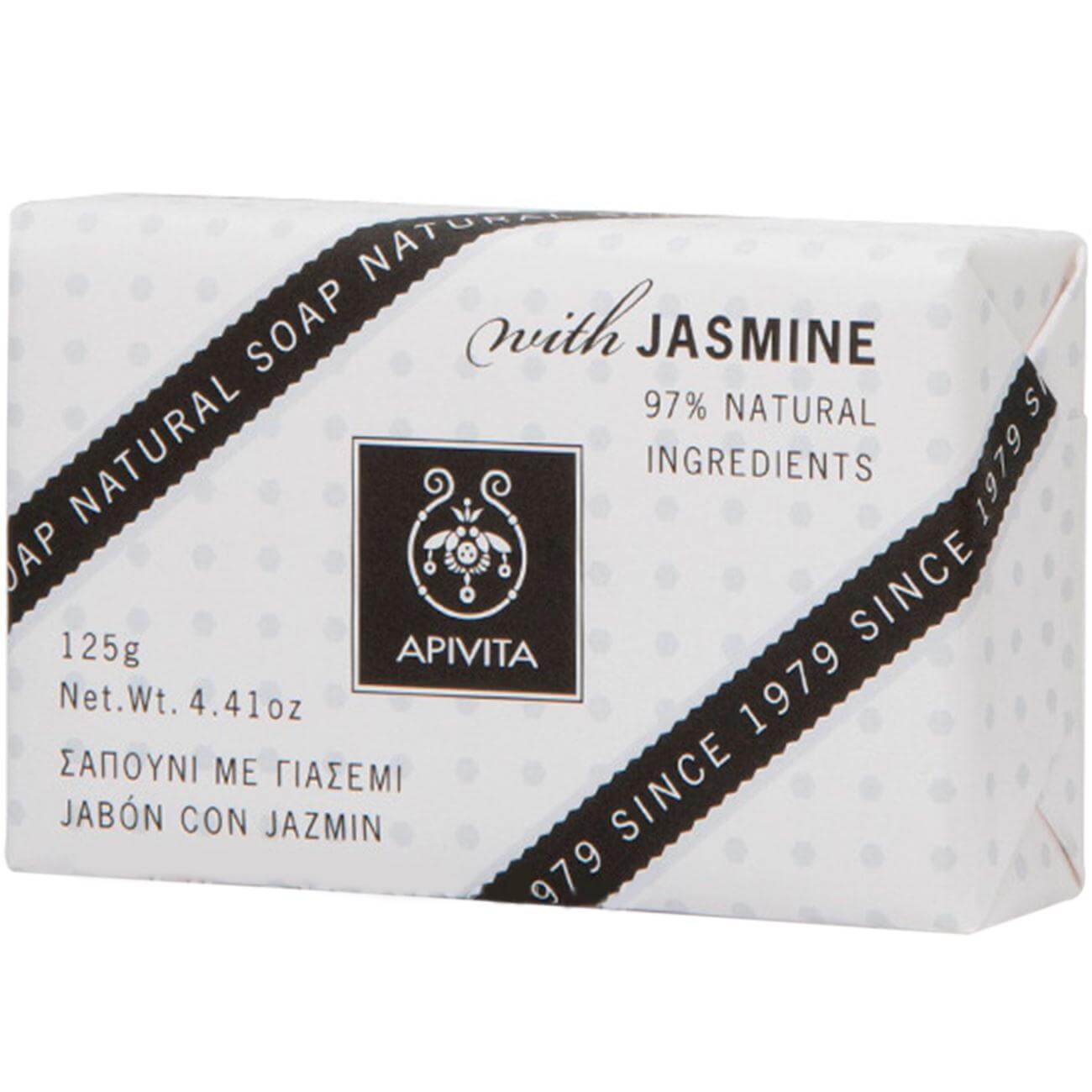 Apivita Natural Soap Σαπούνι Με Γιασεμί 125g