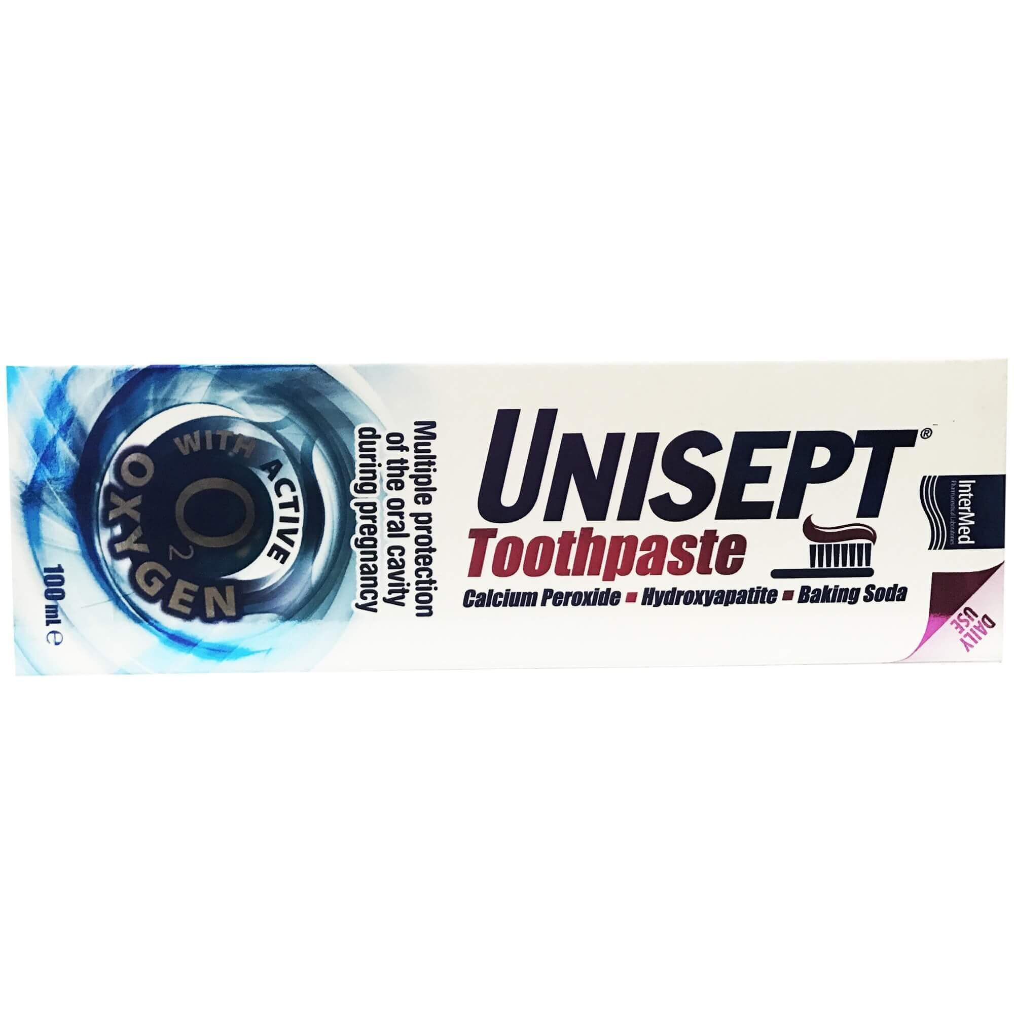 Intermed Unisept Toothpaste Οδοντόκρεμα Πολλαπλής Προστασίας Κατά τη Διάρκεια της Εγκυμοσύνης 100ml