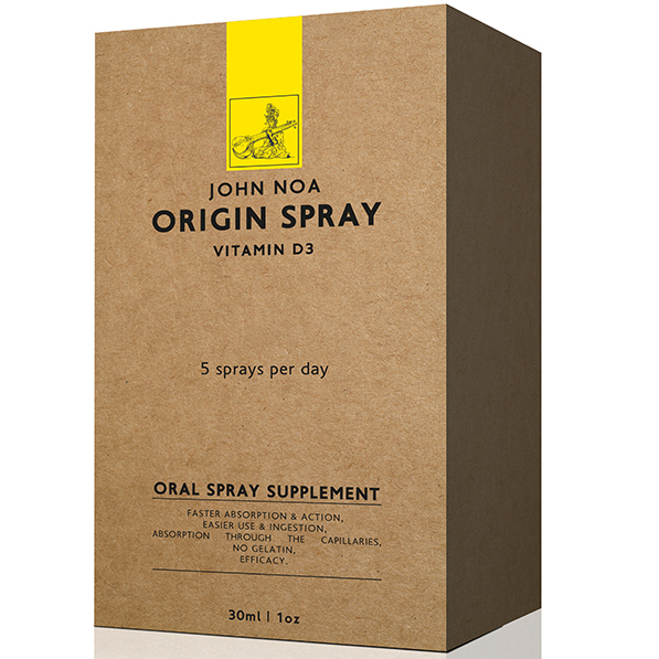 John Noa Origin Spray Vitamin D3 Συμπλήρωμα Διατροφής Βιταμίνης D3 σε Μορφή Spray 30ml
