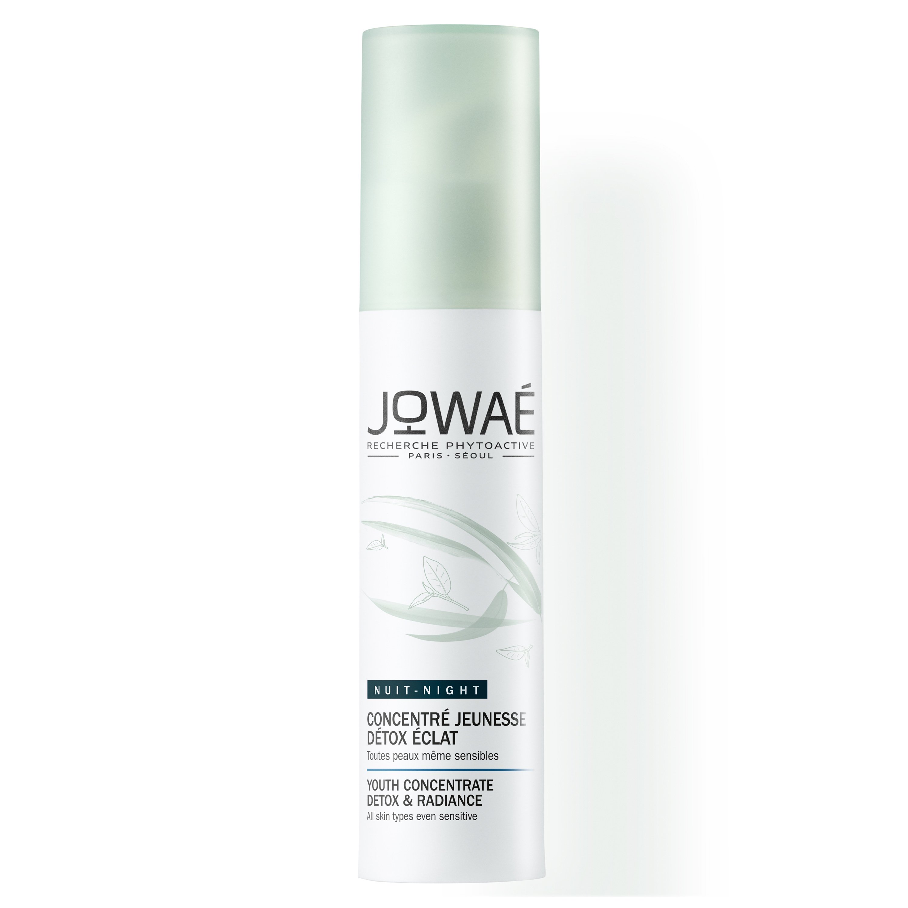 Jowae Youth Concentrate Detox & Radiance Συμπυκνωμένος Ορός Νύχτας για Αποτοξίνωση & Λάμψη, Όλοι οι Τύποι Επιδερμίδας 30ml