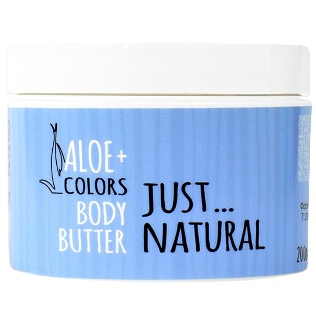 Aloe+ Colors Just Natural Body Butter Ενυδατικό, Θρεπτικό Βούτυρο Σώματος με Άρωμα Φρεσκάδας 200ml