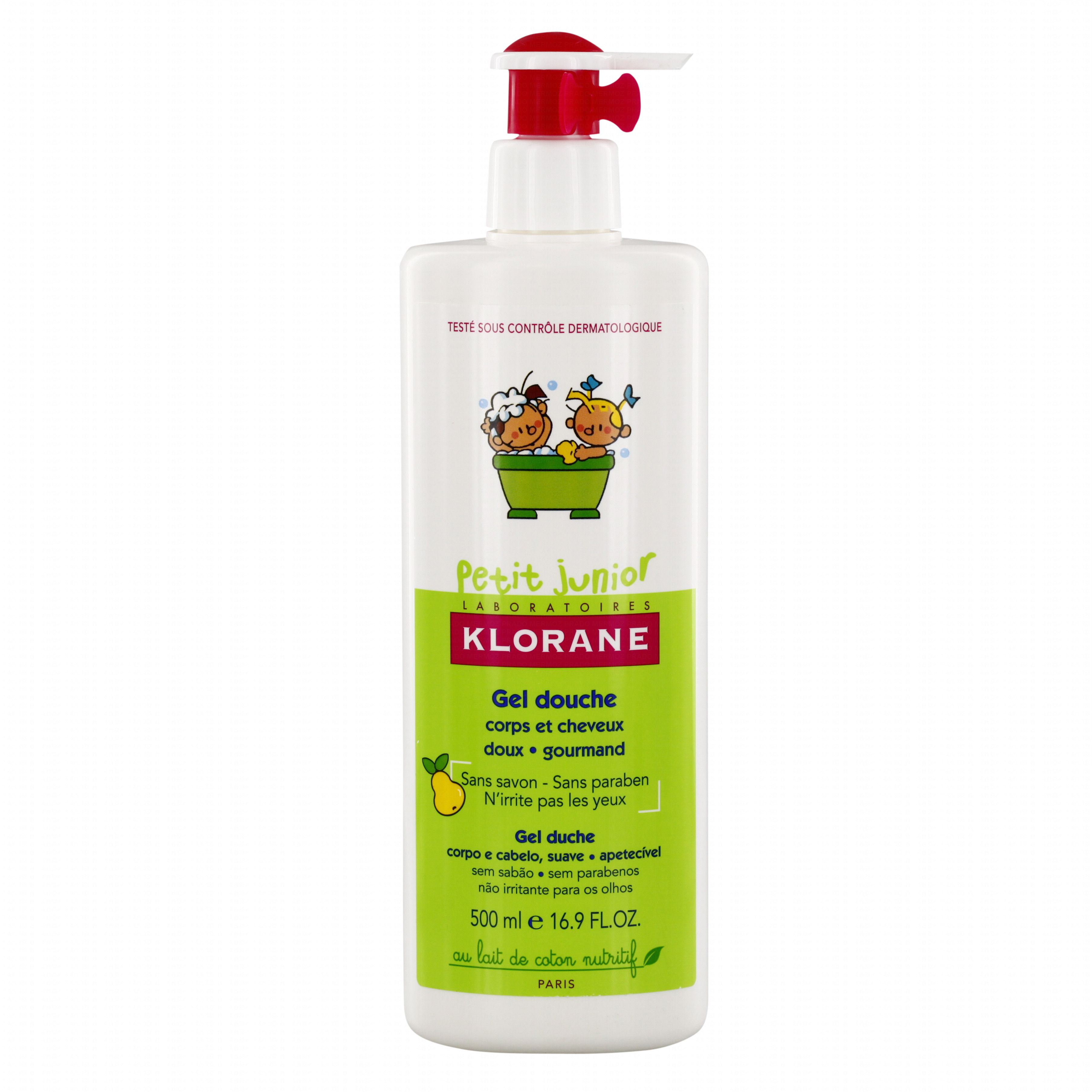 Klorane Petit Junior Gel Douche Σαμπουάν – Αφρόλουτρο με Αχλάδι 500ml