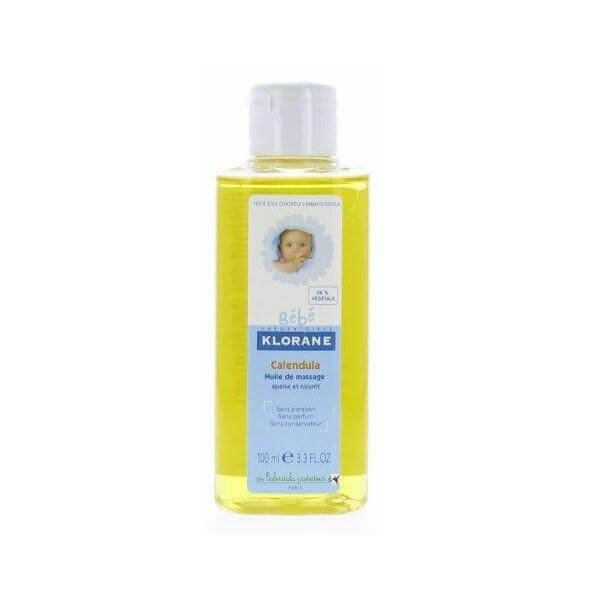 Klorane Bebe Huile de Massage Calendula Λάδι Για Μασάζ 100ml
