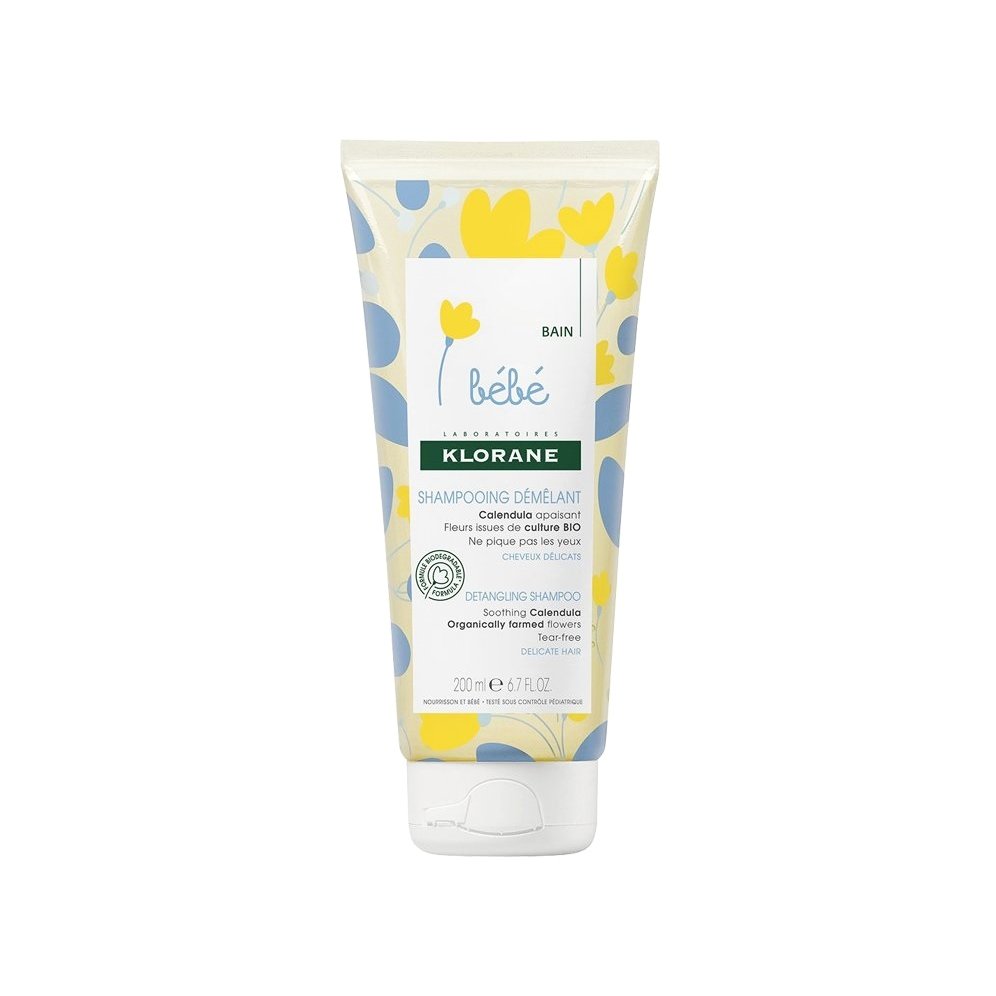 Klorane Bebe Shampoo Doux Demelant Προστατευτικό Σαμπουάν για Βρέφη 200ml