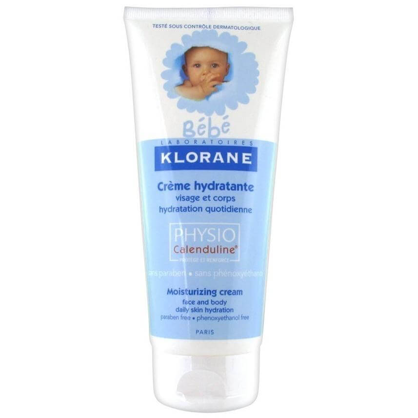 Klorane Bebe Creme Hydratante Vitamine Physio Calenduline Visage et Corps Ενυδατική Κρέμα 200ml