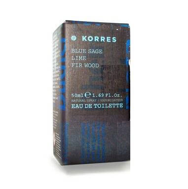 Korres Eau De Toilette Blue Sage Lime & Fir Wood Ανδρικό Άρωμα 50ml