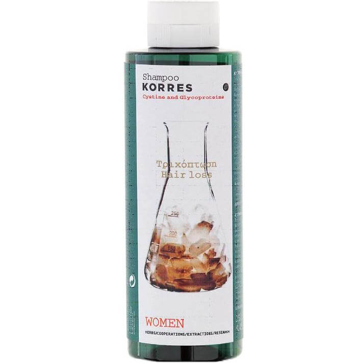 Korres Shampoo Κυστίνη & Γλυκοπρωτείνες κατά της Γυναικείας Τριχόπτωσης 250ml