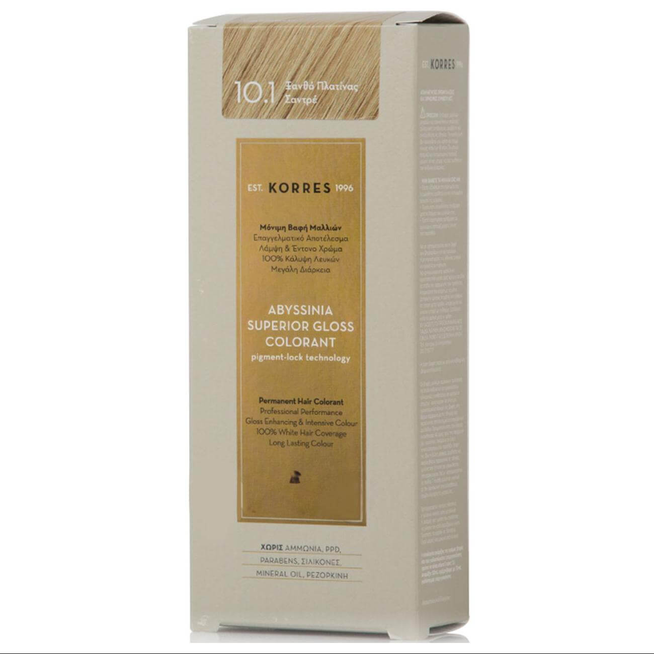 Korres Abyssinia Superior Gloss Colorant Επαγγελματικό Αποτέλεσμα Λάμψη & Έντονο Χρώμα – 12.0 SPECIAL BLONDE