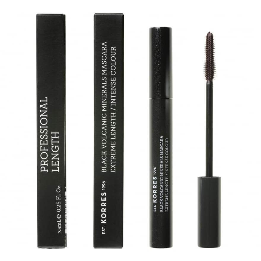 Korres Black Volcanic Minerals Professional Length Mascara Μάσκαρα για Εντυπωσιακό Μήκος-Πλούσιο Χρώμα No03 BrownPlum/Καφέ 7.5ml