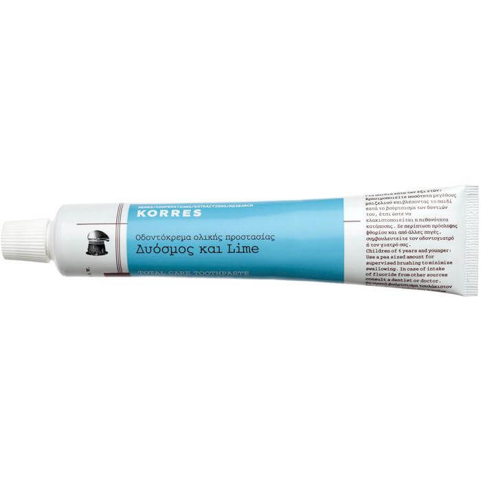 Korres Οδοντόκρεμα Ολικής Προστασίας Δυόσμος & Lime 75ml