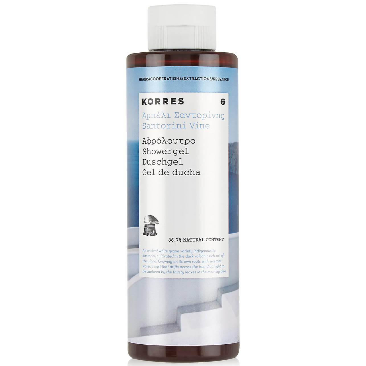 Korres Αφρολουτρο με Άρωμα Αμπέλι Σαντορίνης 250ml