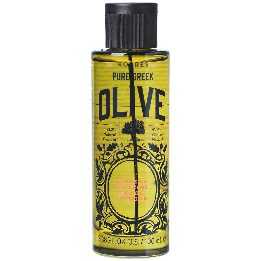 Korres Pure Greek Olive Eau de Cologne Verbena Αναζωογονητική Κολώνια με Δροσερό Άρωμα από Άνθη Λουίζας & Ελιάς 100ml