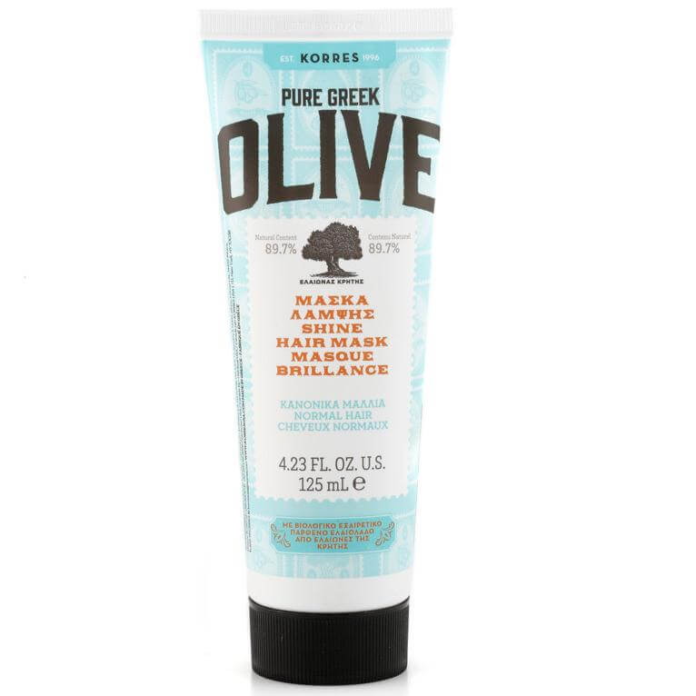 Korres Pure Greek Olive Μάσκα Λάμψης για Κανονικά Μαλλιά 125ml