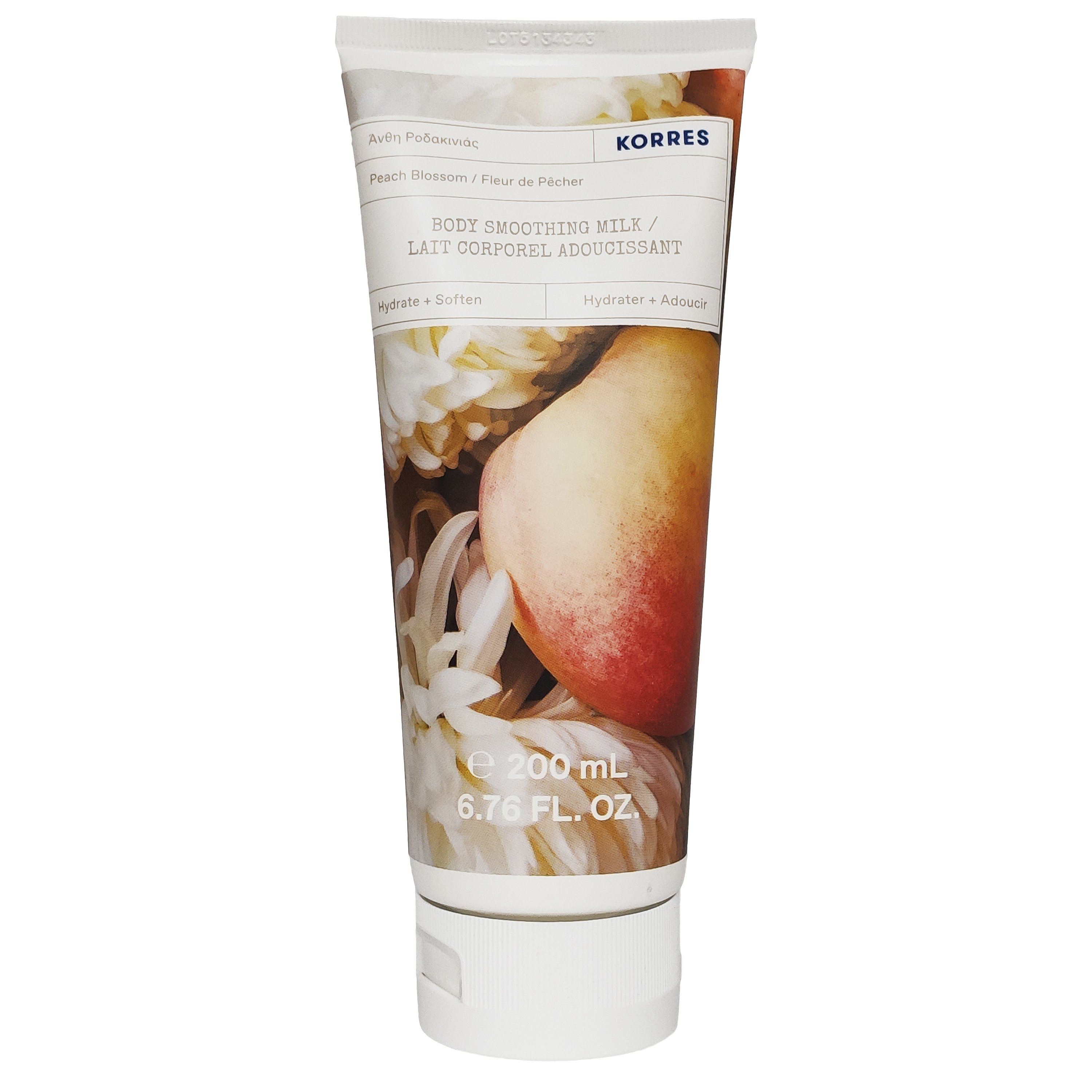 Korres Peach Blossom Body Milk Ενυδατικό Γαλάκτωμα Σώματος με Φρέσκο & Φρουτώδες Άρωμα από Άνθη Ροδακινιάς 200ml