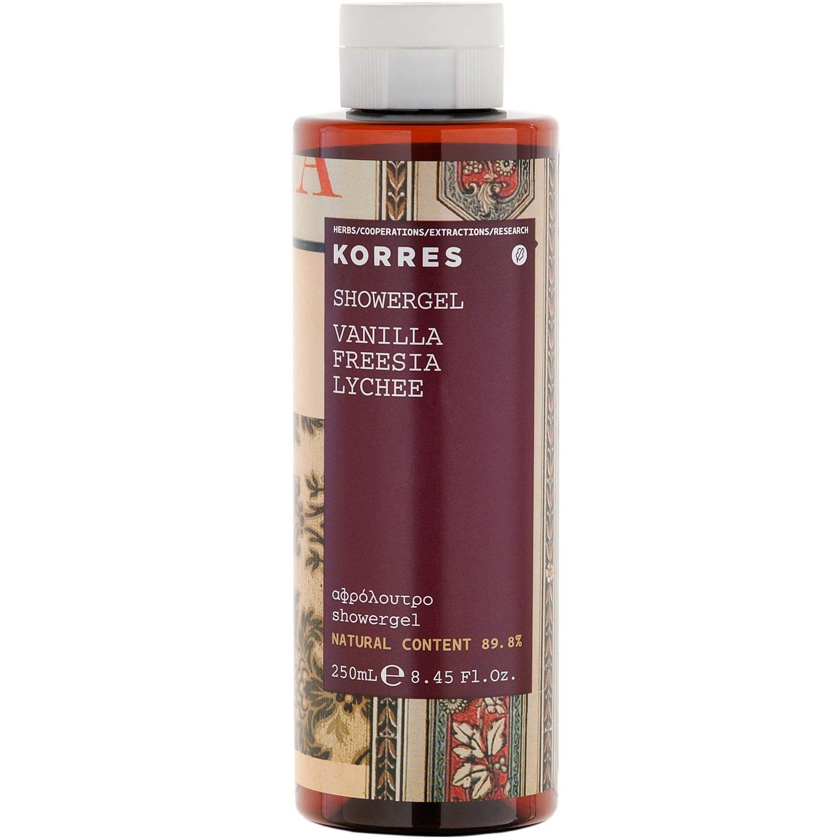 Korres Αφρόλουτρο Βανίλια Φρέζια Lychee 250ml