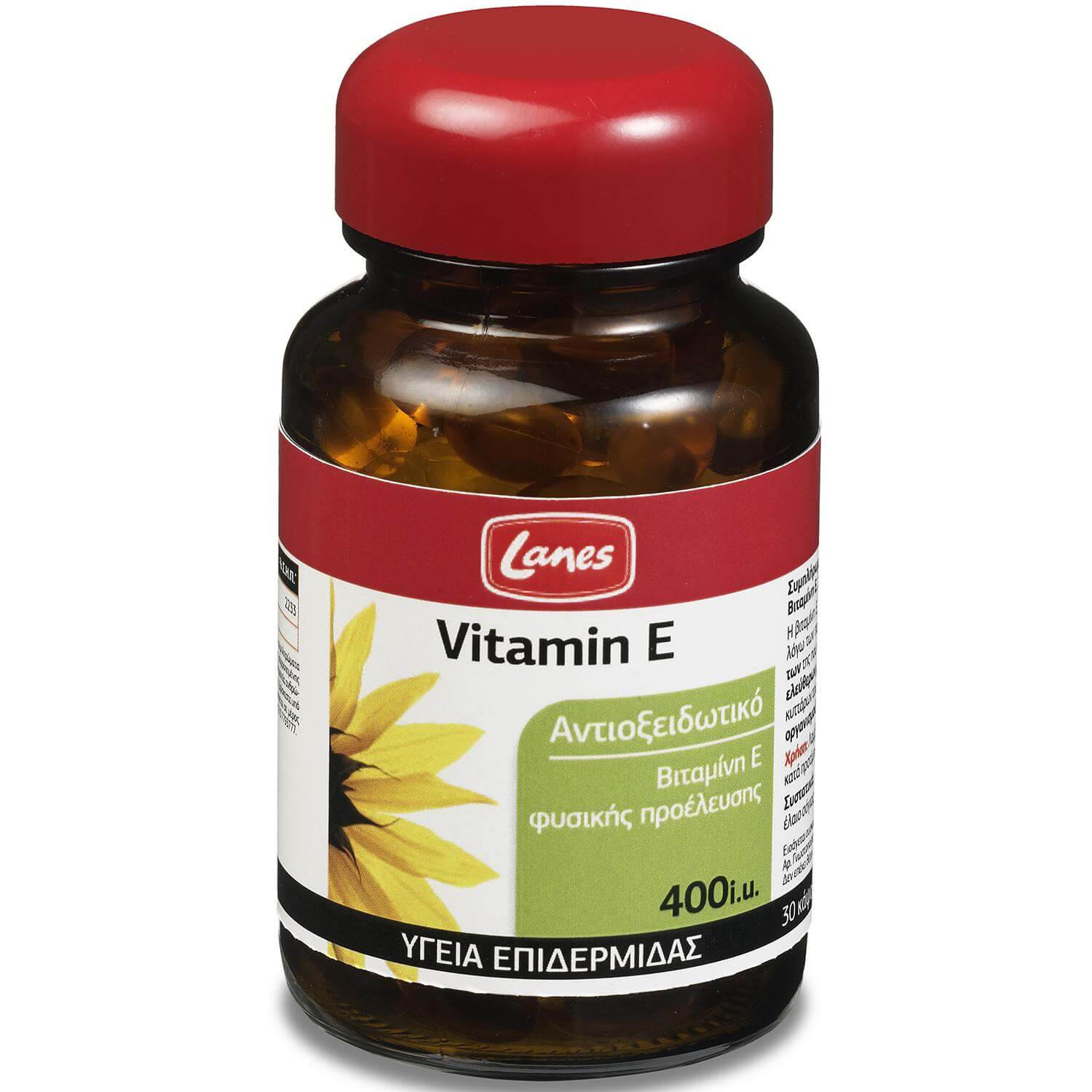 Lanes Vitamin E 400iu Συμπλήρωμα Διατροφής με Βιταμίνη Ε 30caps
