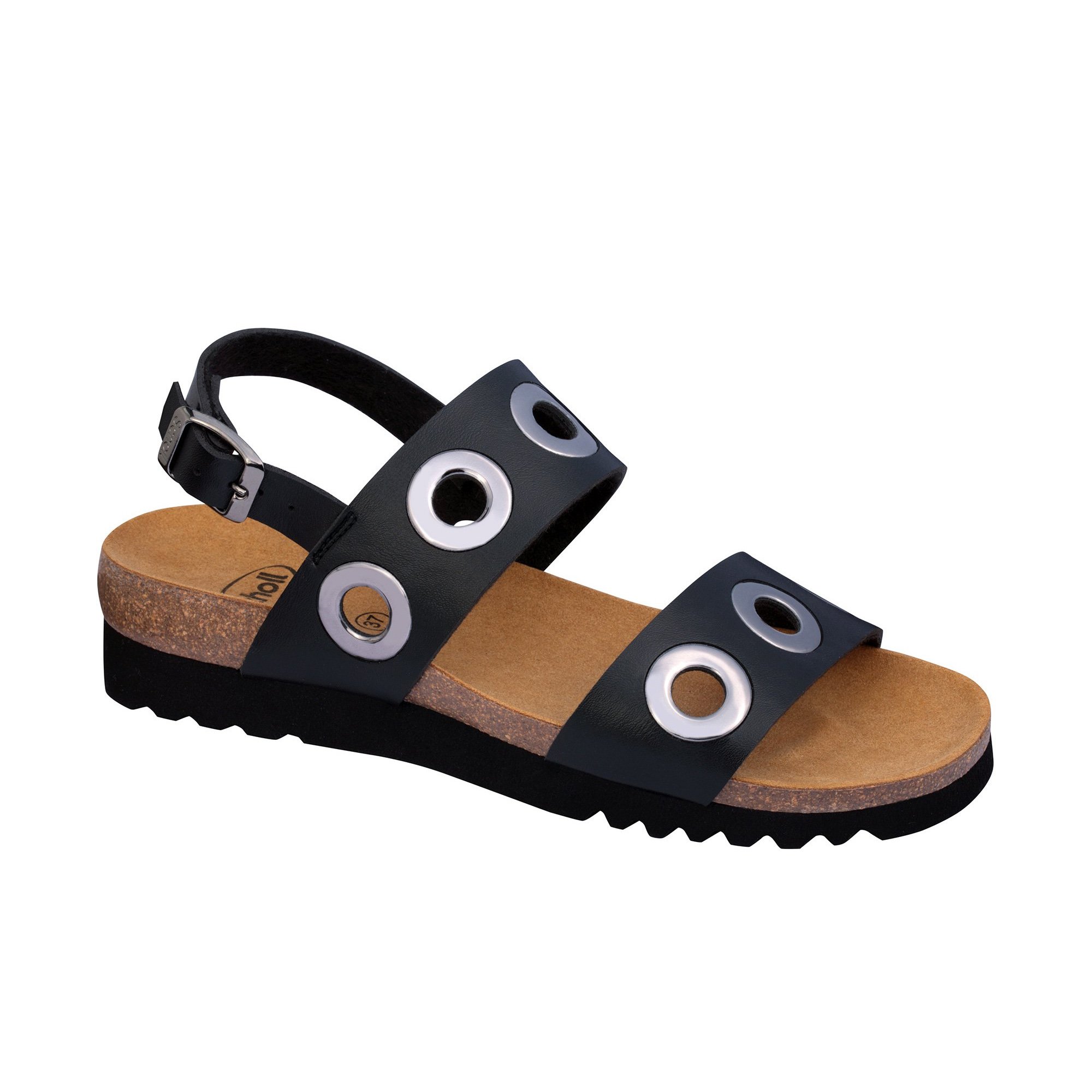 Dr Scholl Shoes Lara Sandal Black Γυναικεία Ανατομικά Παπούτσια Χαρίζουν Σωστή Στάση & Φυσικό Χωρίς Πόνο Βάδισμα 1 Ζευγάρι – 36