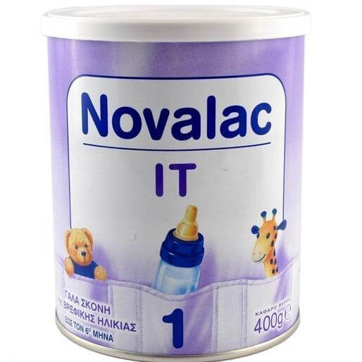 Novalac IT No 1 Γάλα Σε Σκόνη Από Τη Γέννηση Κατάλληλο Για Την Αντιμετώπιση Της Δυσκοιλιότητας 400gr