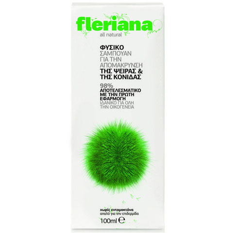 Power Health Fleriana Anti Lice Shampoo Για Την Άμεση Απομάκρυνση Της Ψείρας 100ml