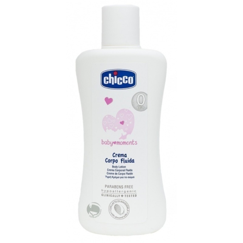 Chicco BABY MOMENTS Υγρή κρέμα για το σώμα 200ml
