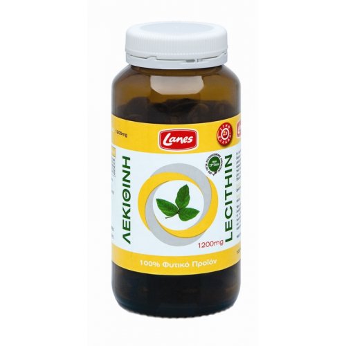 Lanes Lecithin 1200mg Αποτρέπει Τη Συσσώρευση Της Χοληστερίνης 200caps