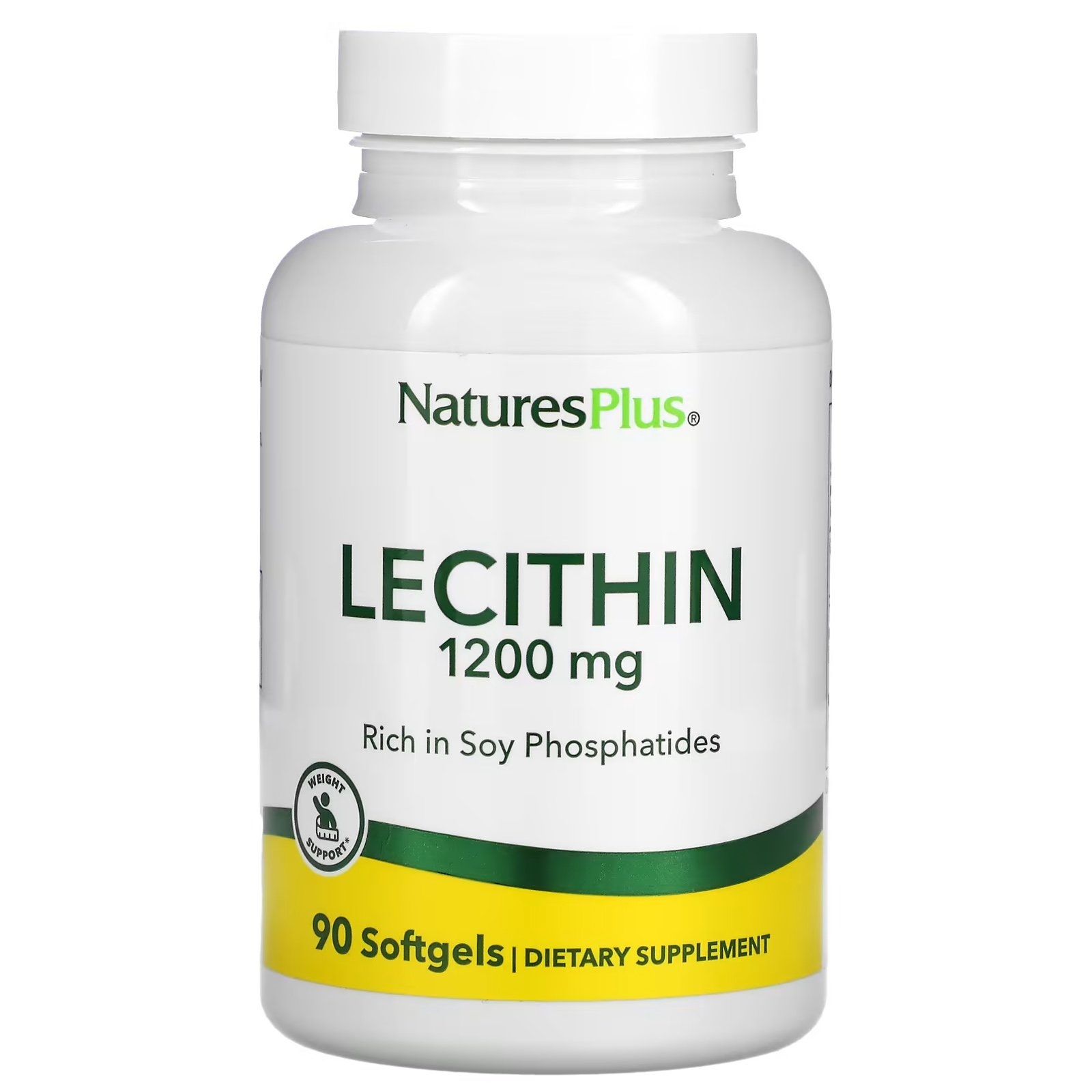Natures Plus Lecithin 1200mg Συμπλήρωμα Λεκιθίνης 90caps