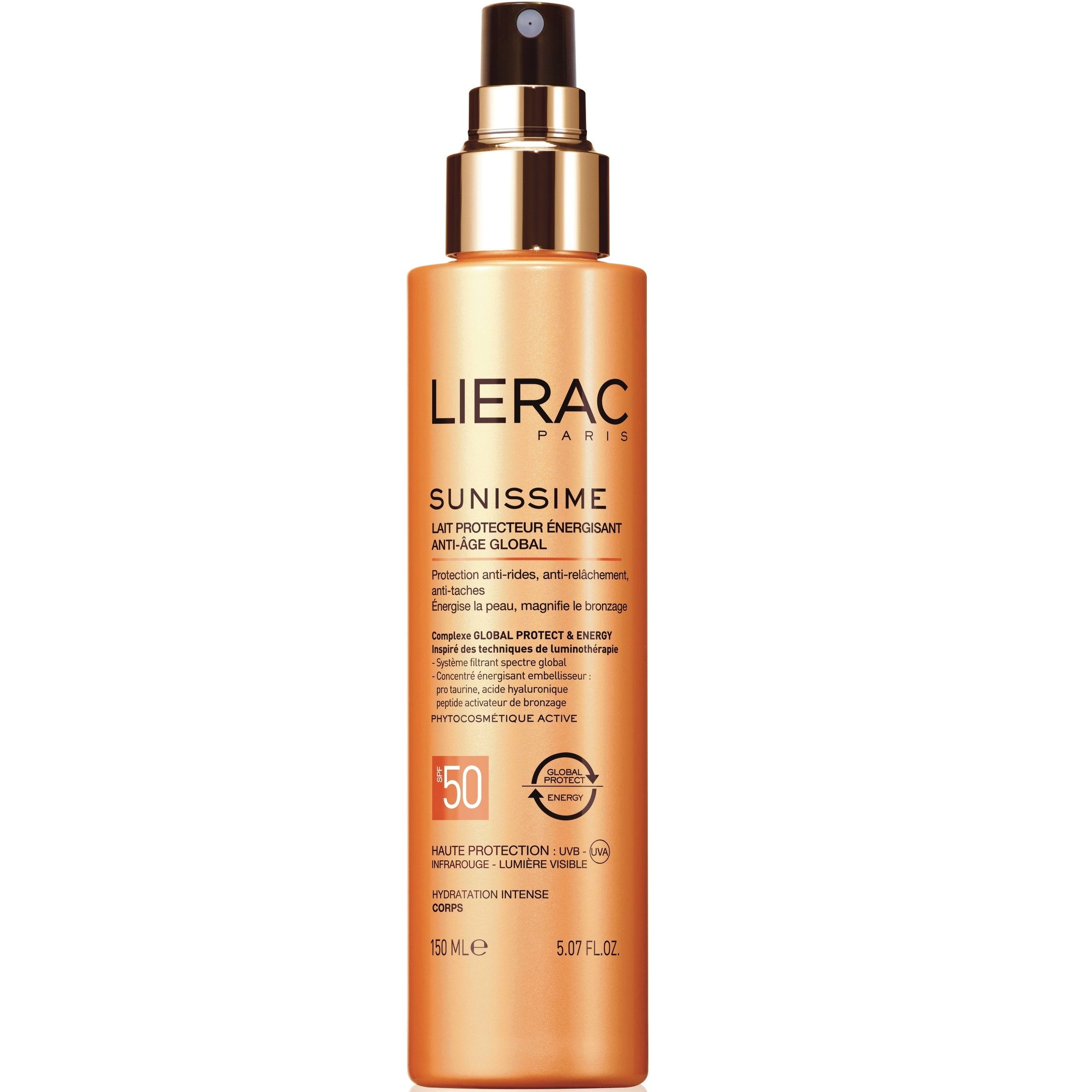 Sunissime Lait Protecteur Spf50 150ml – Lierac,Αντηλιακό Γαλάκτωμα Σώματος Υψηλής Προστασίας και Αντιγήρανσης