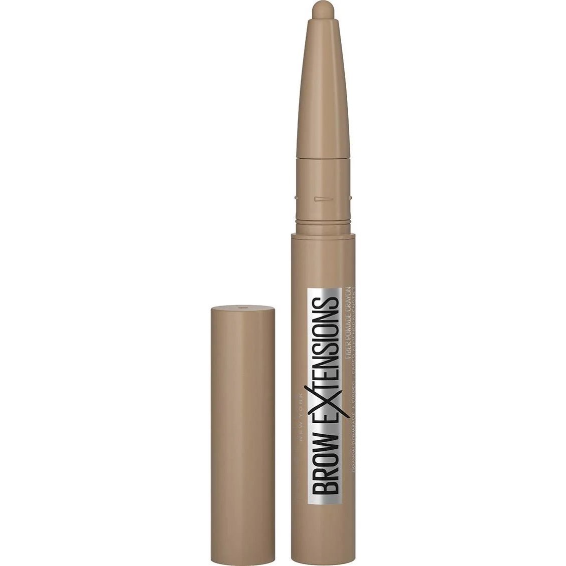 Maybelline Brow Extensions Fiber Pomade Crayon Πομάδα για Πυκνά & Καλοσχηματισμένα Φρύδια 0.4gr – 00 Light Blonde