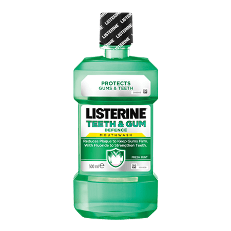 Listerine Teeth & Gum Defence Ενδυναμώνει Τα Δόντια Και Προστατεύει Τα Ούλα 250ml