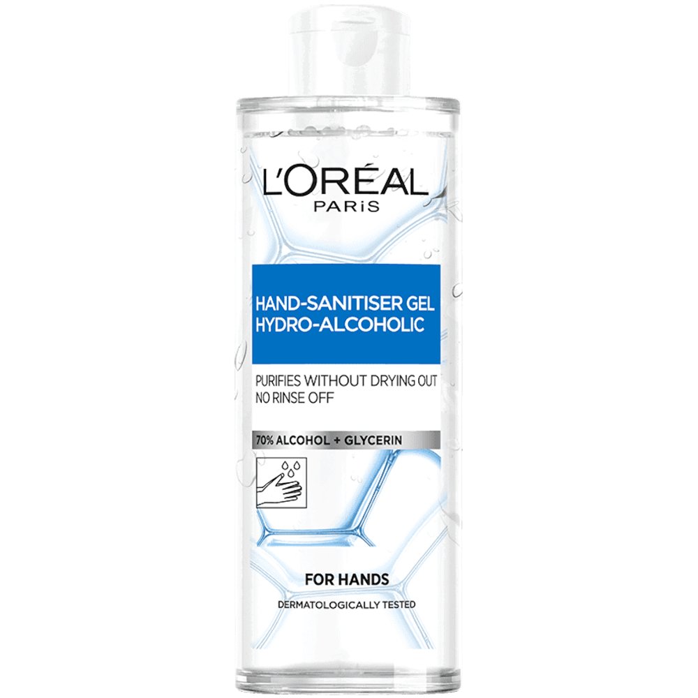 L’oreal Paris 70% Hand Gel Καθαριστικό Gel Χεριών με Αντισηπτική Δράση 390 ml
