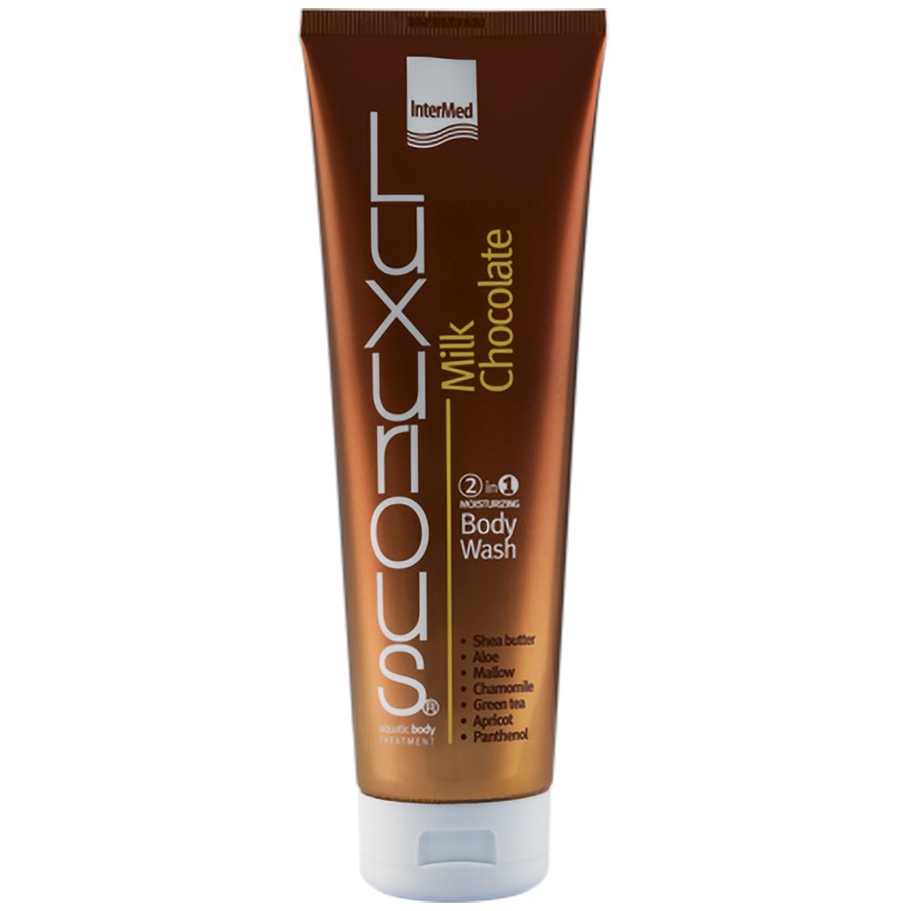 Luxurious 2in1 Moisturizing Body Wash with Milk Chocolate Ενυδατικό Αφρόλουτρο Σώματος με Άρωμα Σοκολάτας 300ml