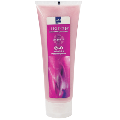 Luxurious Body Wash 2 in 1 Pink Orchid Αφρόλουτρο & Ενυδατική Κρέμα με Άρωμα Ροζ Ορχιδέα 250ml