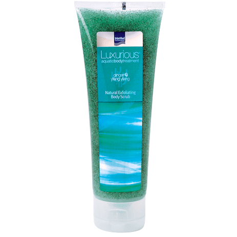Luxurious Natural Exfoliating Body Scrub Ginger Ylang Ylang Αναζοωγονητική Απολέπιση Σώματος 250ml