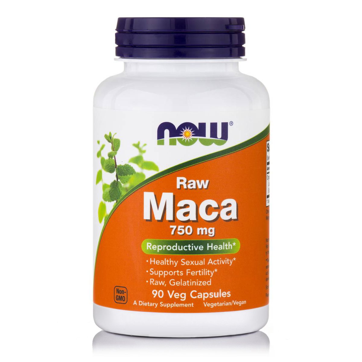 Now Foods Maca 750mg Raw Συμπλήρωμα Διατροφής, Βιολογική Maca για Ορμονική Ισορροπία, Αύξηση Λίμπιντο, Αντοχή 90veg.caps